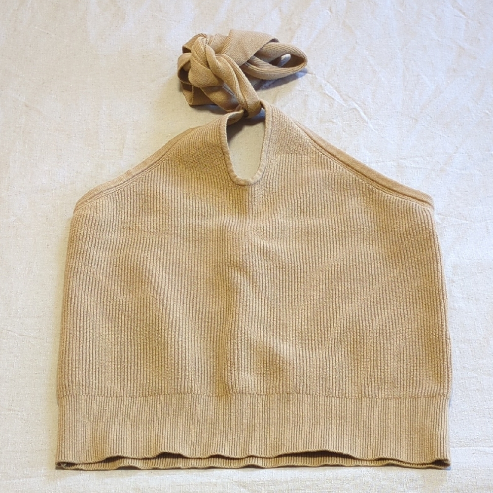 Banana Republic Camel Knit Top